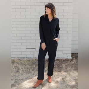 Tradlands Utility Coveralls in Black, Size Small